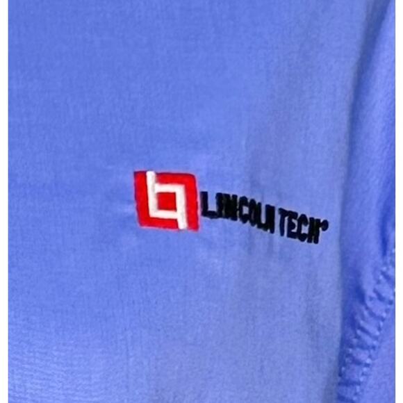 Dickies Womens Lincoln Tech Snap Front Scrub Jacket Ciel Medium NWT - Picture 3 of 8